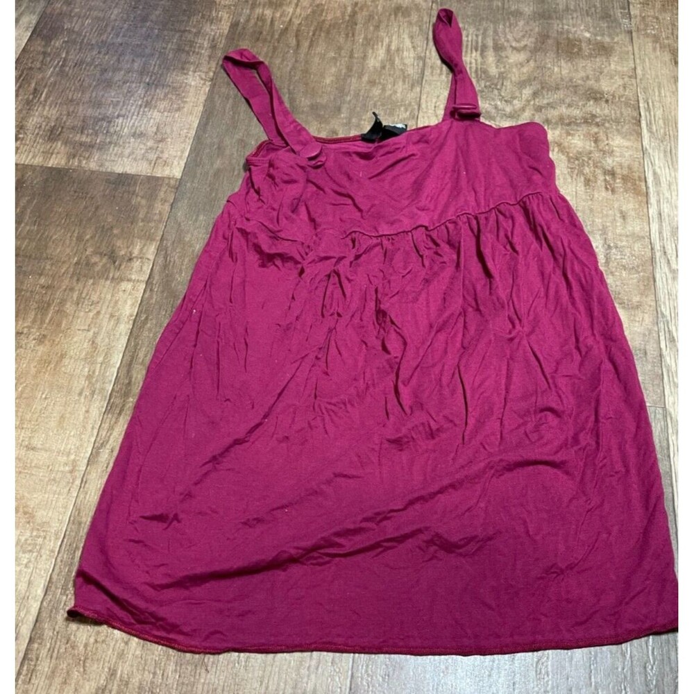 Mix It Top Womens Small S Purple Sleeveless Blouse Mixit